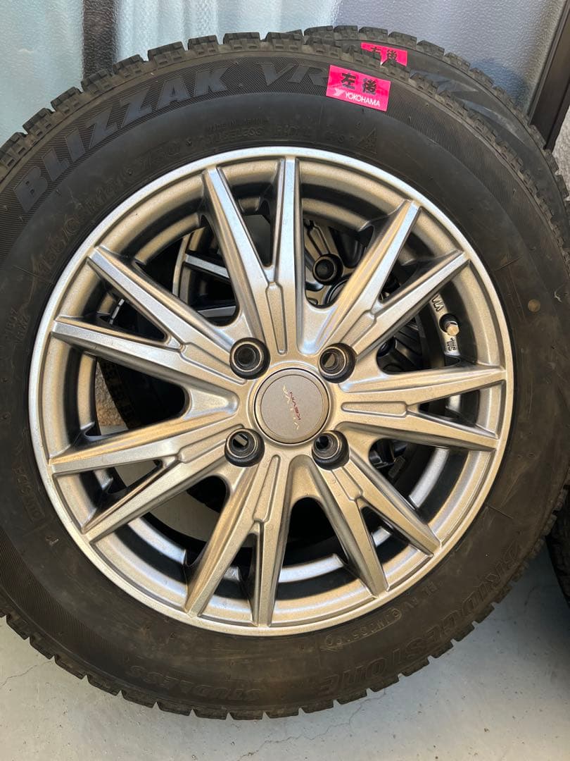 BLIZZAK 155/65R14 スタッドレスタイヤ・ホイールセット BLIZZAK 155/65R14 スタッドレスタイヤ・ホイールセット