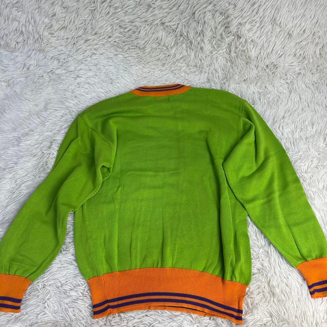 極美品 MISSONI SPORT 90s セーター グリーン オレンジ S〜M