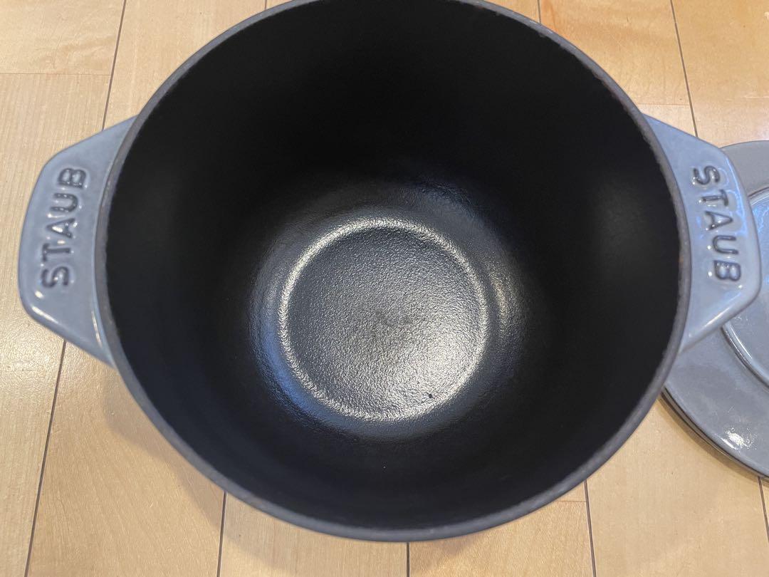 STAUB ラ·ココットdeGOHAN M グレー 16cm ストウブ