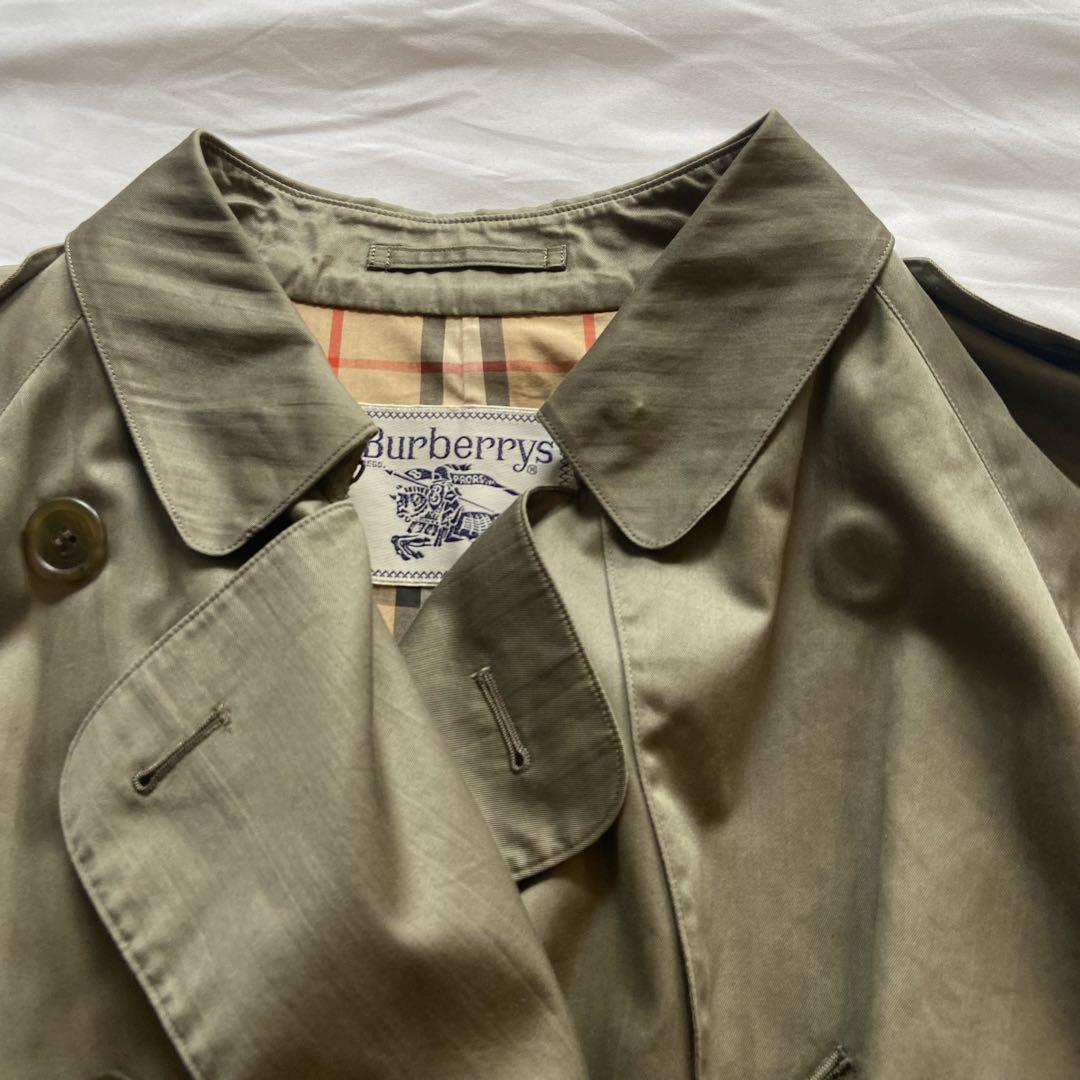 BURBERRY バーバリー トレンチコート ノバチェック 白タグ カーキ