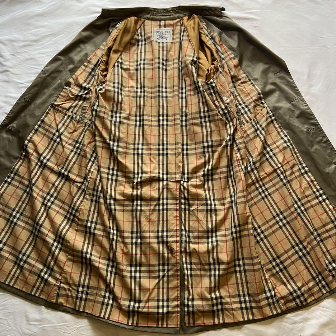 BURBERRY バーバリー トレンチコート ノバチェック 白タグ カーキ