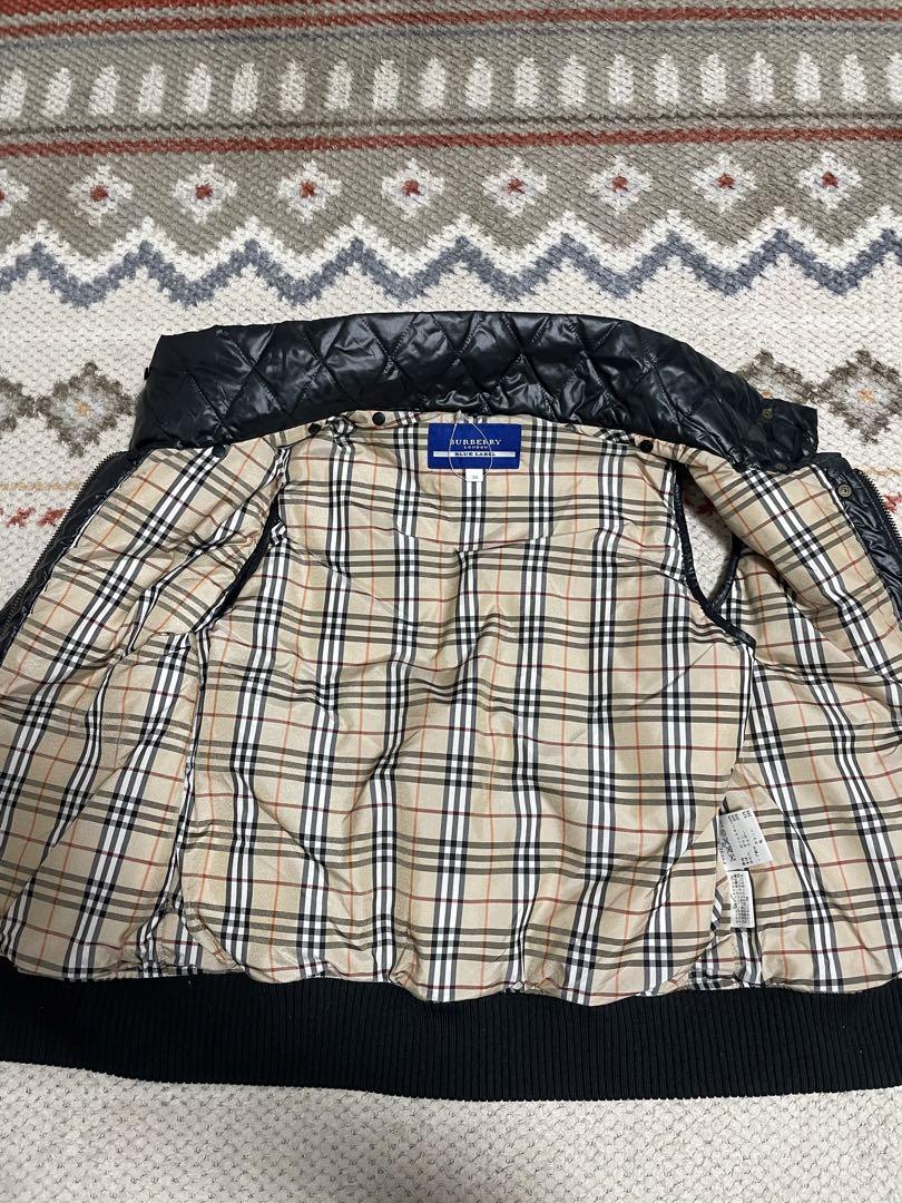 【美品】バーバリーブルーレーベル　ダウンベスト　ブラック　M
