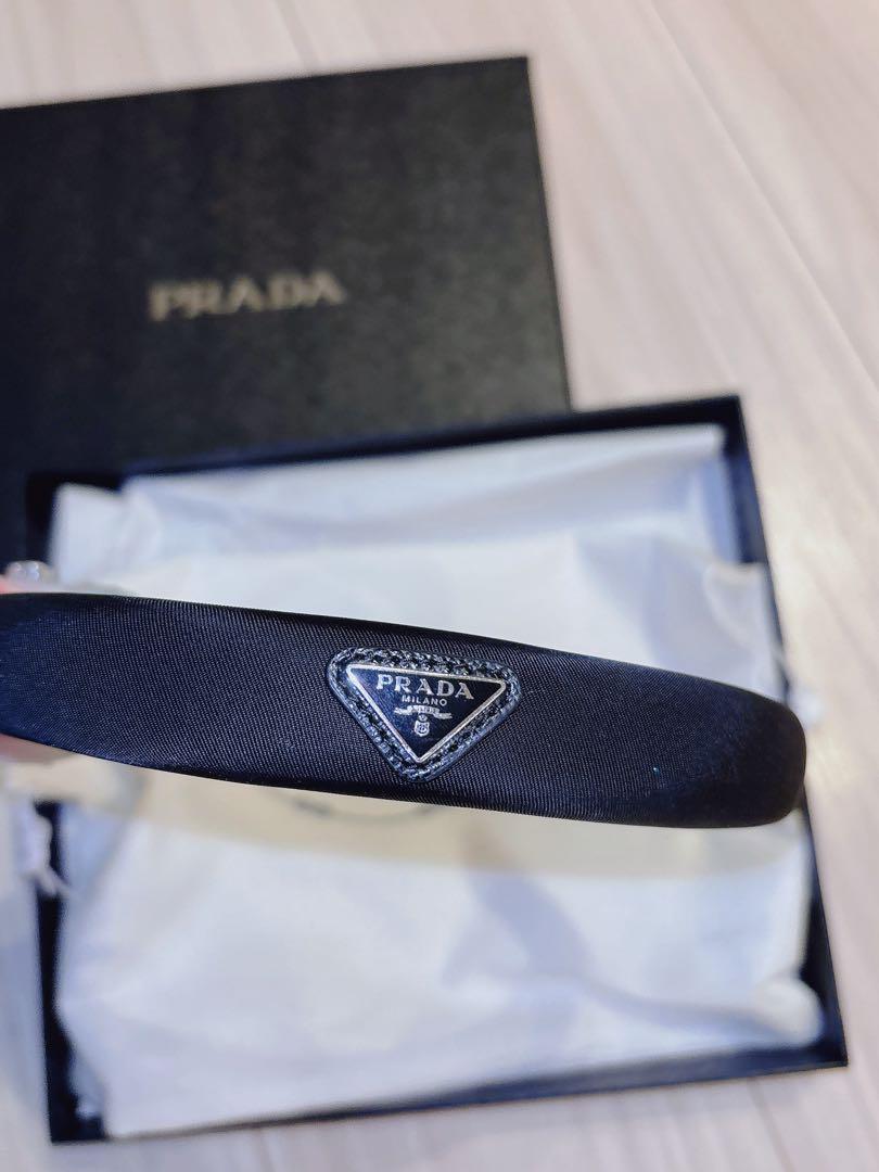 PRADA ブラック ヘアバンド