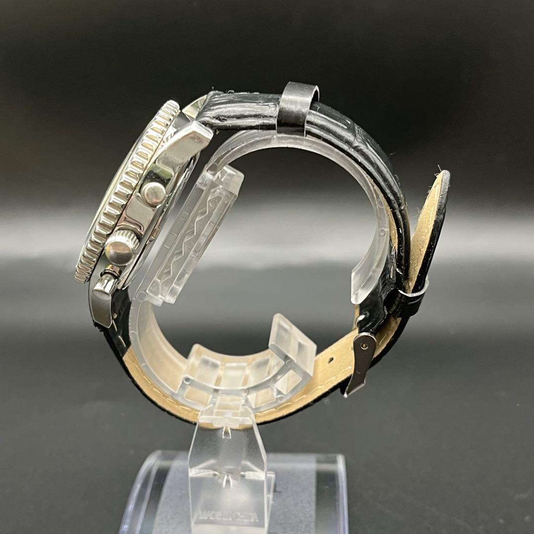 【稼動品】腕時計　クリスチャーノ ドマーニ 　新品電池　新品ベルト　クロノグラフ