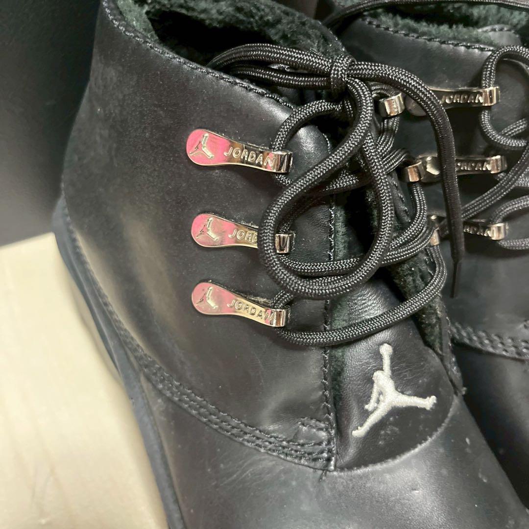Jordan ブラック チャッカブーツ　ボア　靴　メンズ　送料無料