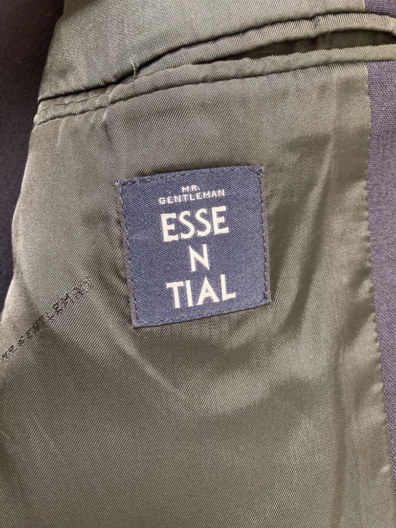 MR GENTLEMAN ESSENTIAL ネイビー ブレザー