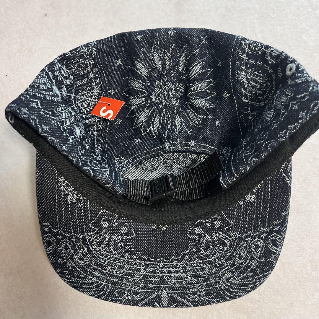 帽子 supreme Bandana Jacquard Denim Camp Cap