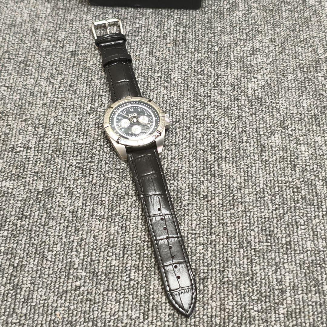 D&G ベルト 40mm ブラック Calfskin belt with double-plated DG logo in Black for Men