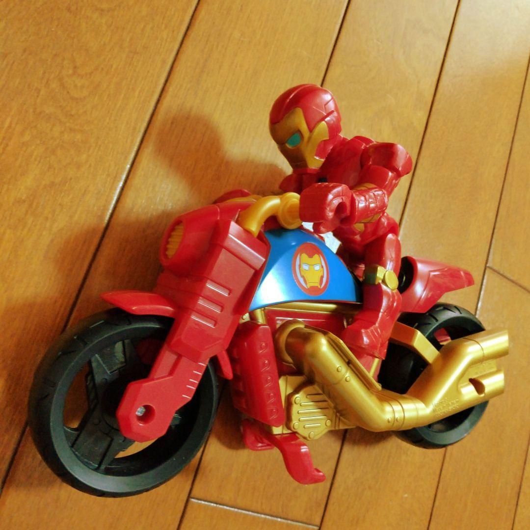 スパイダーマン アイアンマン ブラックパンサー バイク