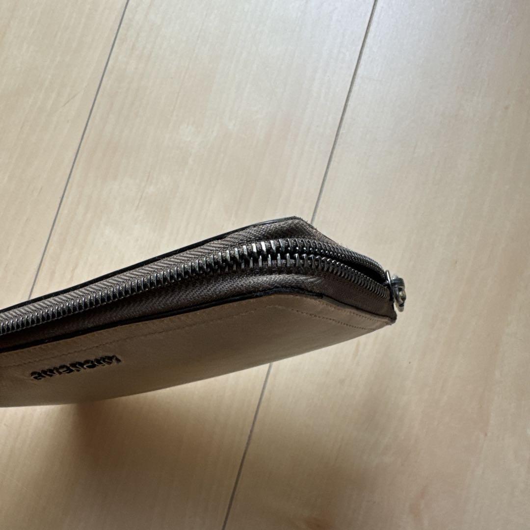 GIVENCHY 長財布 ゴールド グレー