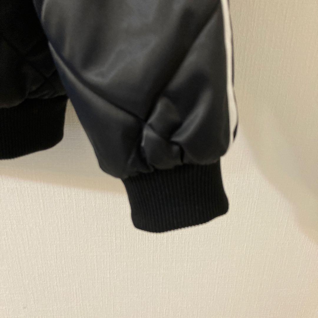 adidas キルティングジャケット ブラック