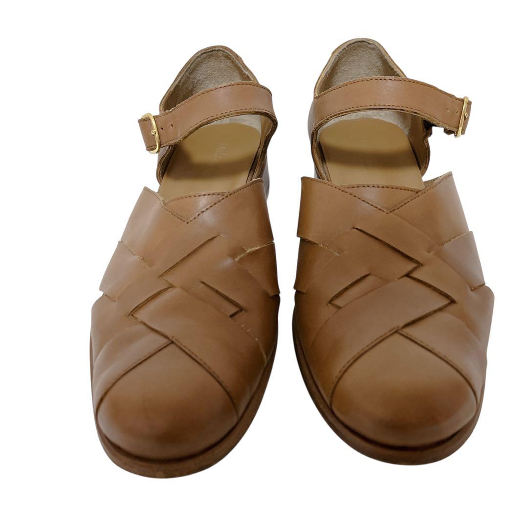 良品✨Polpetta ポルペッタ（43）グルカサンダル　ブラウン　レザー　29