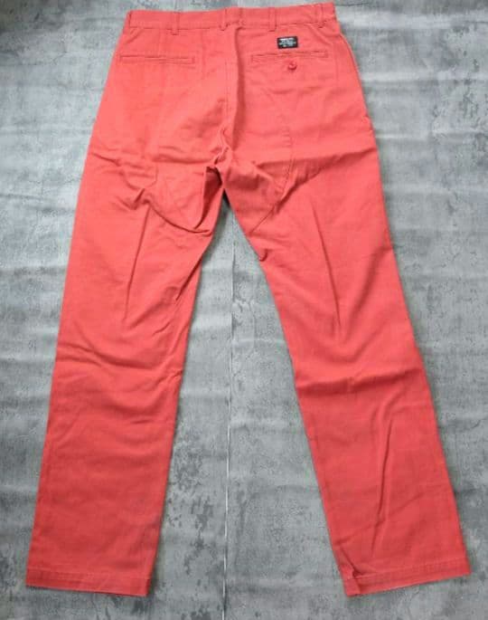 SUPREME コットン チノパンツ レッド シュプリーム 赤