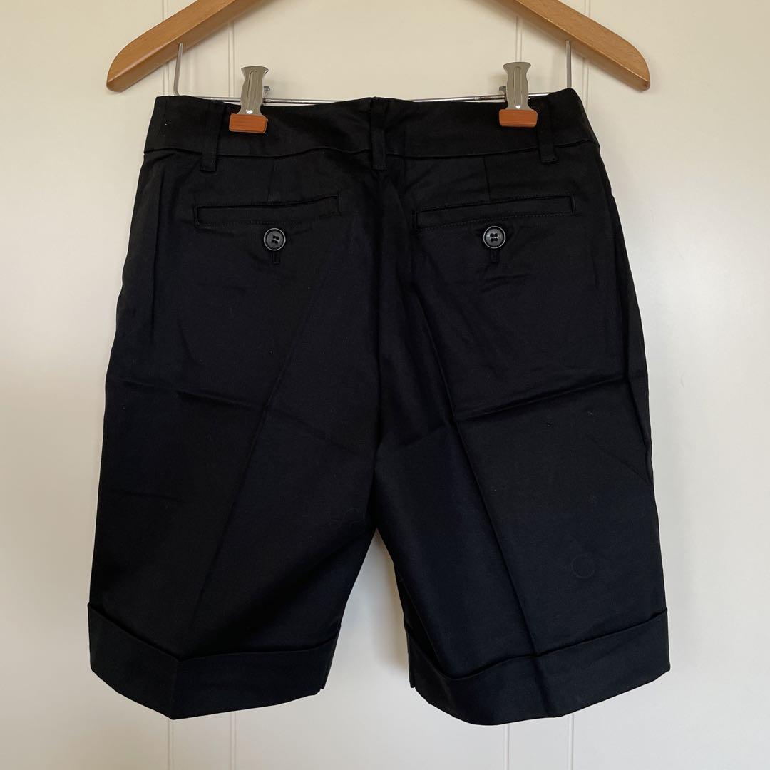 Private brand by S.F.S. ショートパンツ 黒 新品⭐︎grove ショートパンツ 股下19センチ 黒 ベルト付き