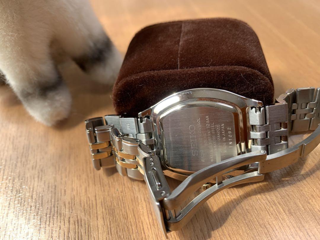 ✨由佳です✨SEIKO DOLCE メンズソーラー腕時計　稼働