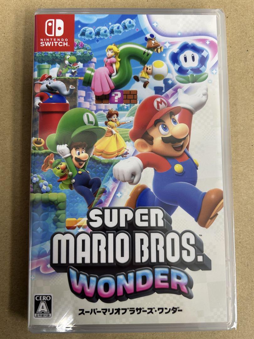 ニンテンドーSwitchスーパーマリオブラザーズワンダーパッケージ版シュリンク付