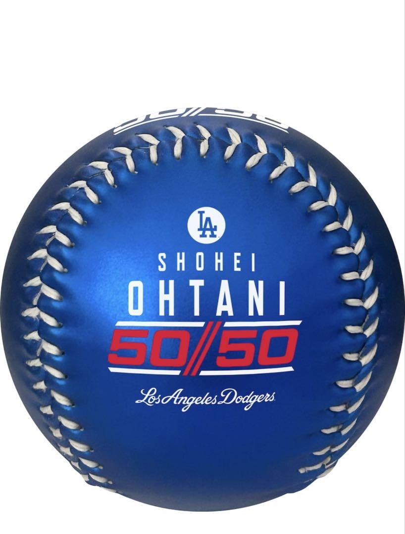 【正規品】 大谷翔平　記念ボール　2024年50/50 ブルー