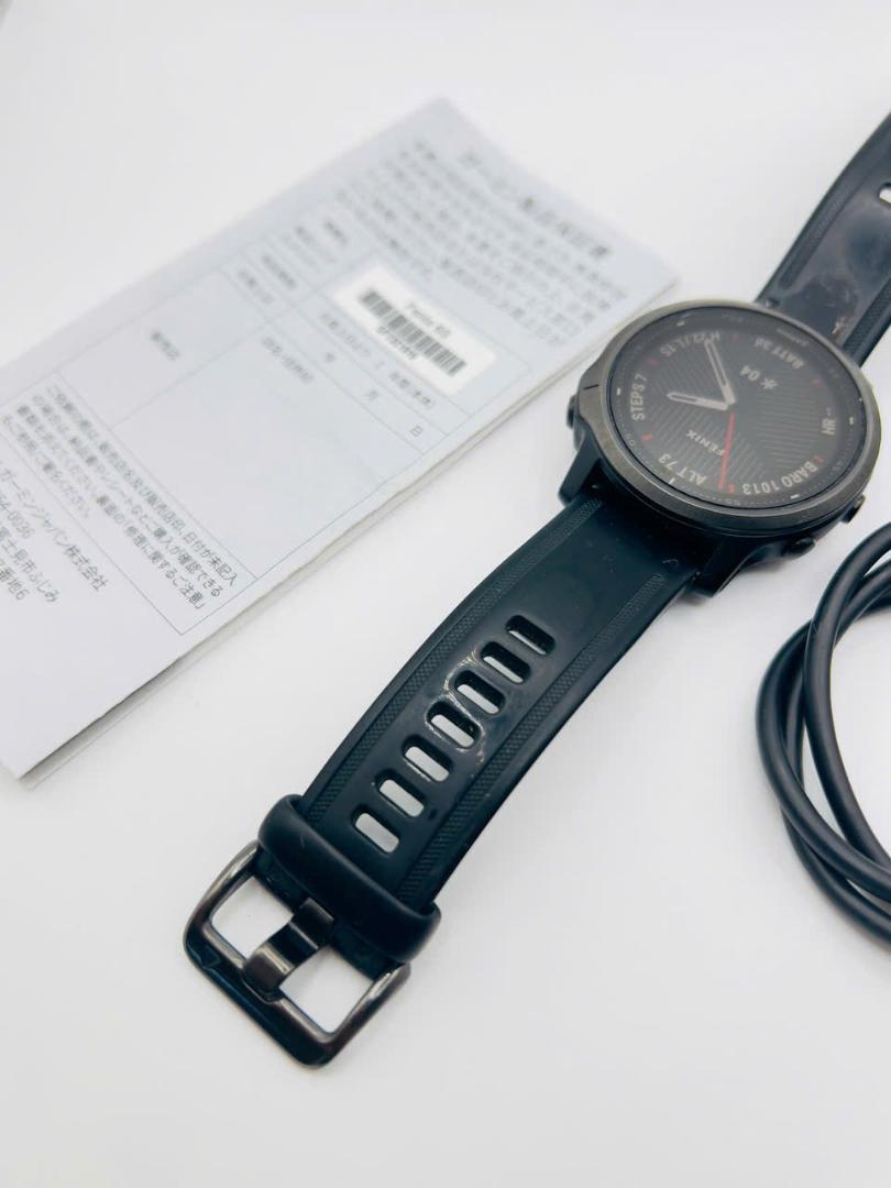 【美品】Garmin ガミン Fenix 6S Sapphire (1916)