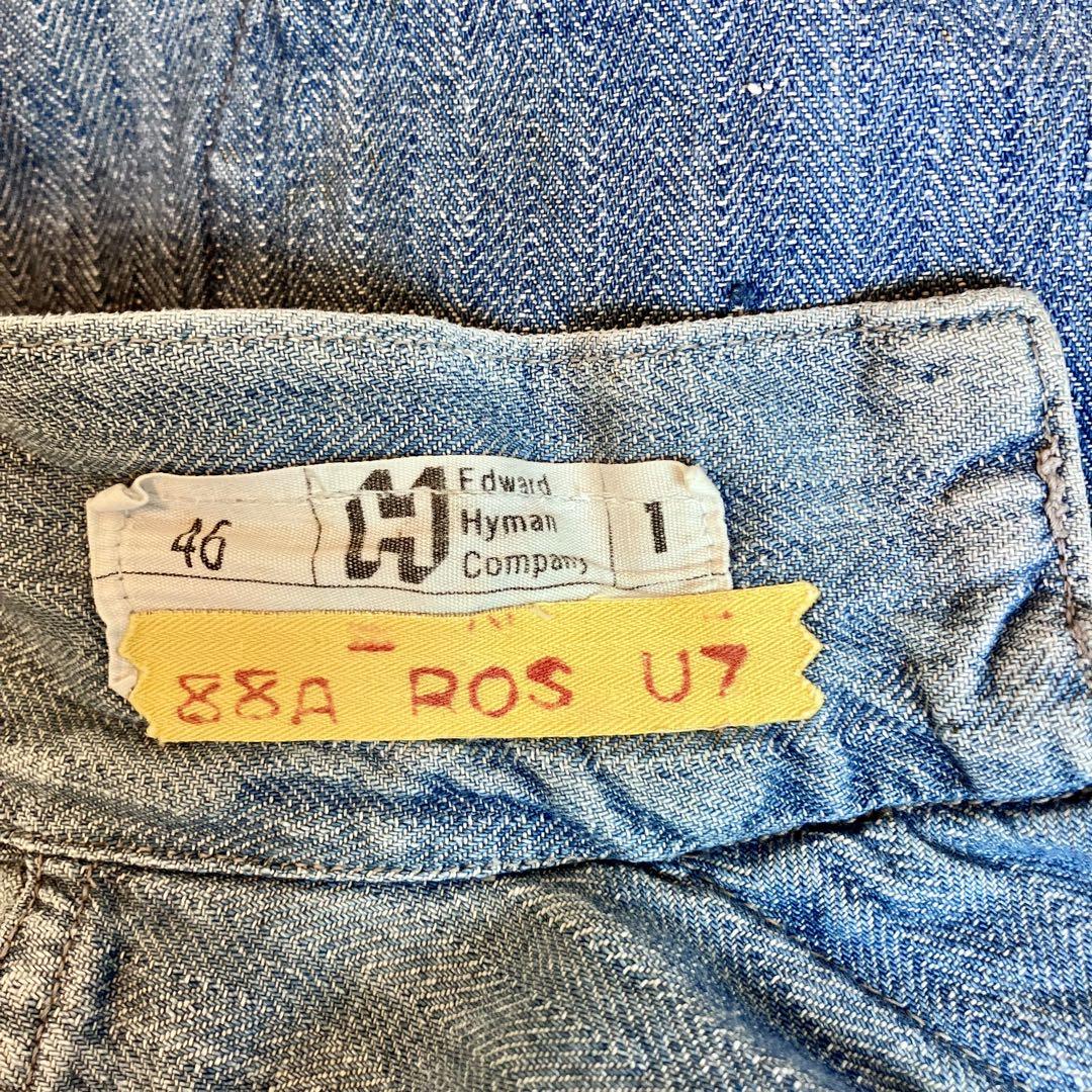 ★週末値下げ　50s EDWARD HYMAN COMPANYつなぎ ワッペン付