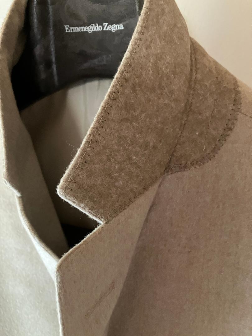 Z Zegna キャメル シルク ジャケット 54L