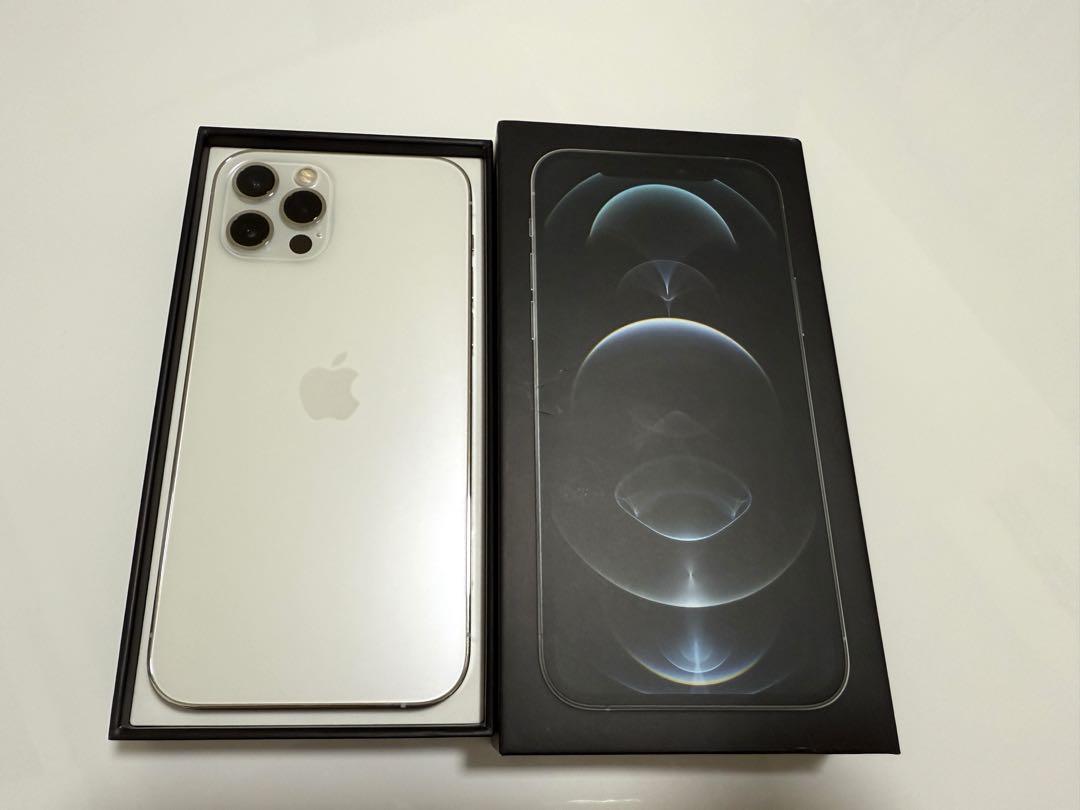 iPhone 12pro バッテリー100% 256GB シルバー 本体