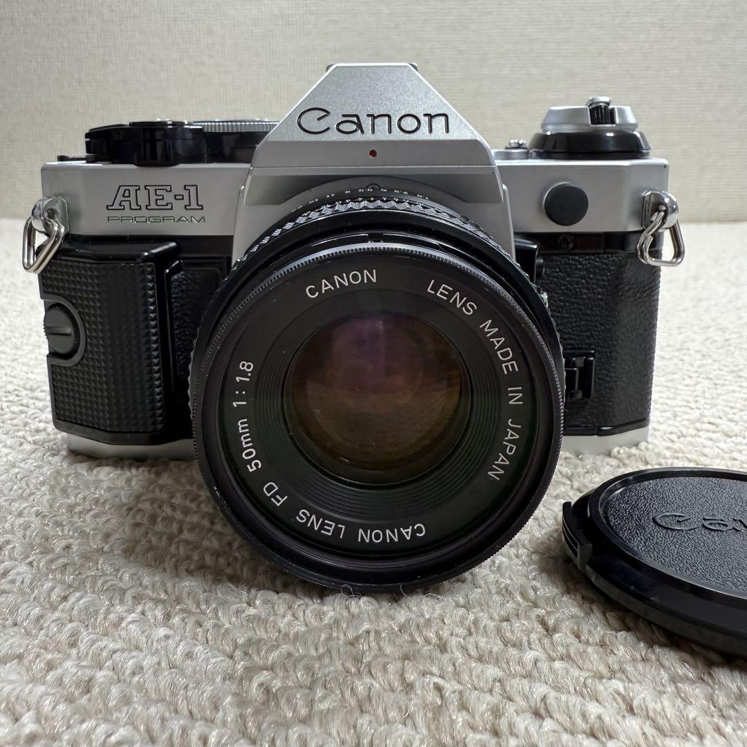 ジャンクCanon AE-1 PROGRAM FD 50mm 1.8