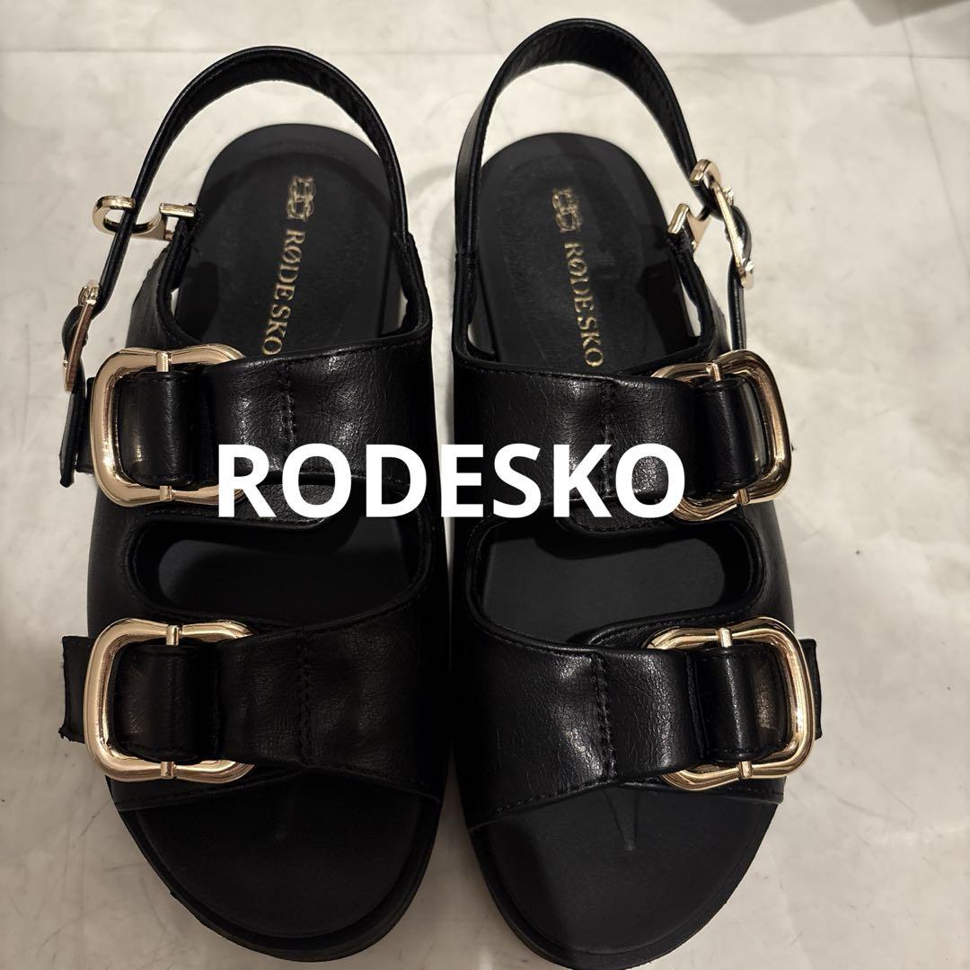 RODESKO ロデスコ　ダブルベルテッドサンダル靴