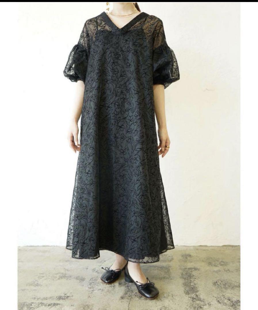 【Acka】sheer loose one-piece 即購入ok! 美品】acka sheer loose one-piece ［White］ - メルカリ