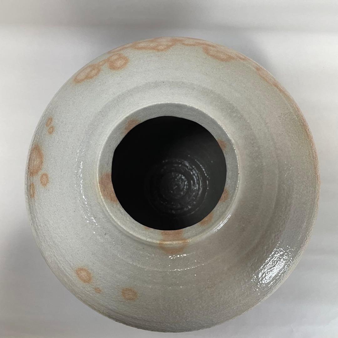 萩焼 大壺 椿秀窯 大賀和幸 木箱入り 未使用 萩焼 大壺 椿秀窯 大賀和幸 木箱入り 未使用