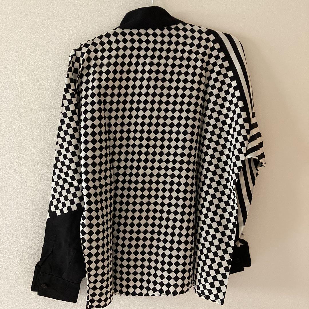 【新品・未着用】【ジェニー】シルクブラウス　Mサイズ　イタリア製　ヴィンテージ