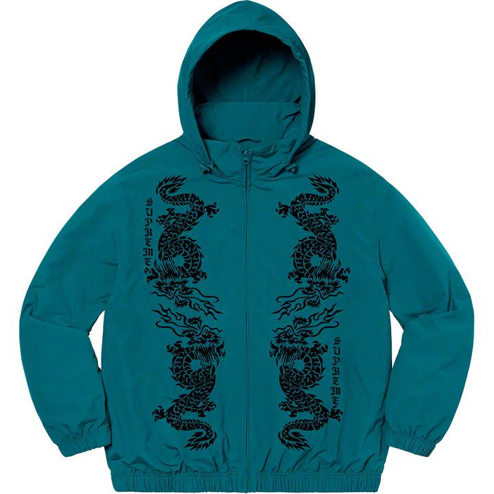 ブルー系,L愛用supreme 21ss Dragon track jacket パーカー メンズ オンラインストア売り Zリバーシブルパーカー+Zスウェットパンツセット XLサイズ パーカー