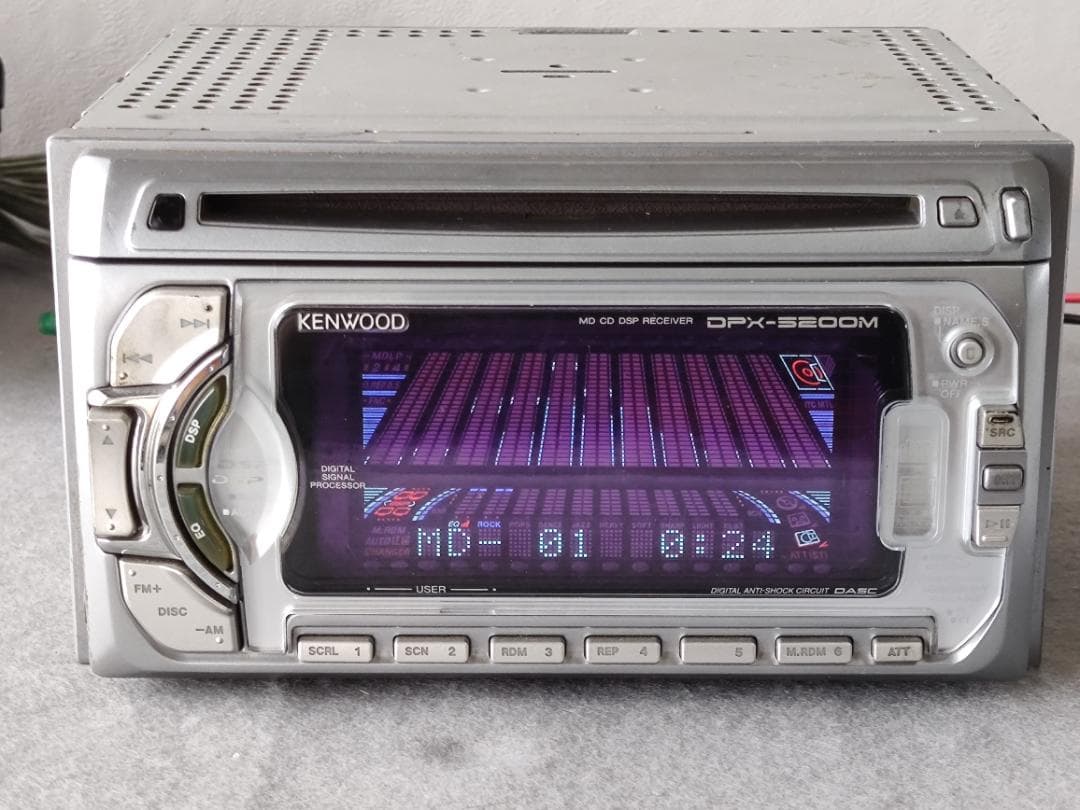 ◎d ケンウッド　DPX-5200M　CD・MD FM/AMプレイヤー　2DIN