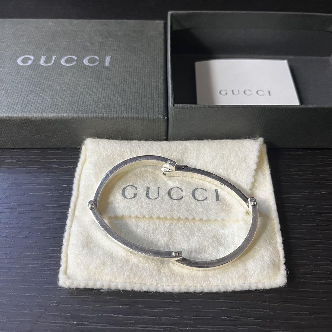 GUCCI カーブプレートリンク ブレスレット