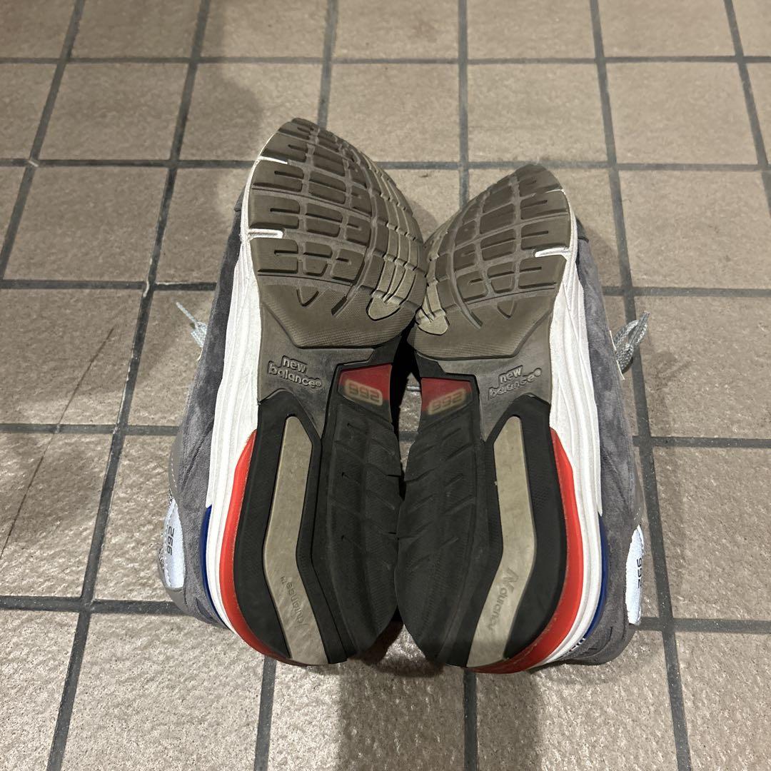 New Balance 992 グレー/ネイビー/レッド