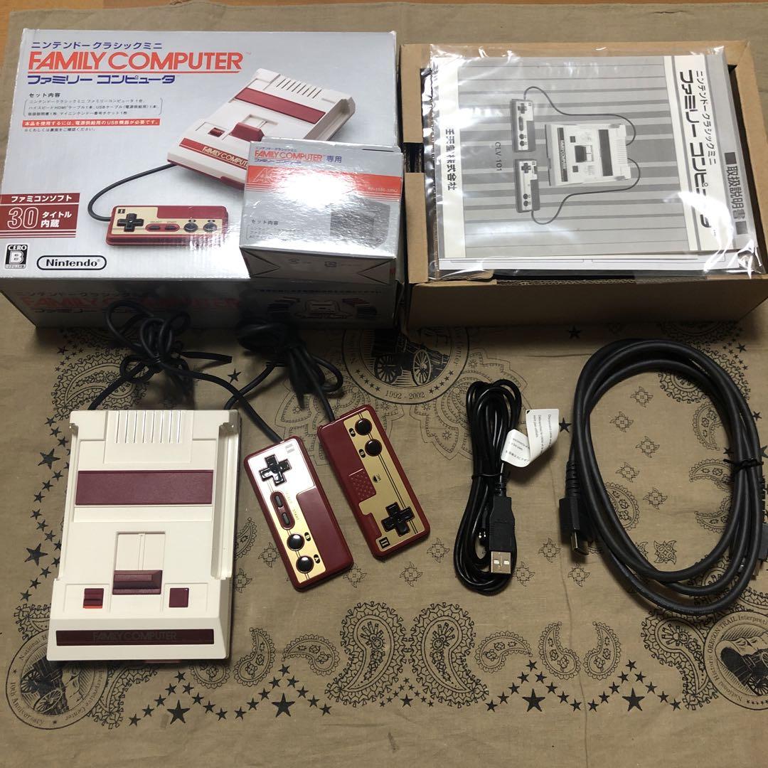 Nintendo ニンテンドークラシックミニ ファミリーコンピュータ 美品