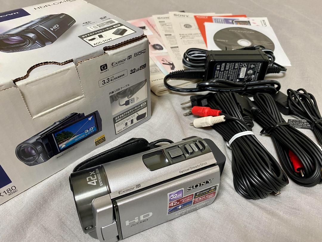 美品☆SONY HDR-CX180 ハンディカム 420万画素 大容量32GB