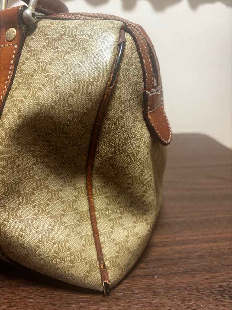 CELINE ボストンバッグ(マカダム柄) CELINE ボストンバッグ(マカダム柄)