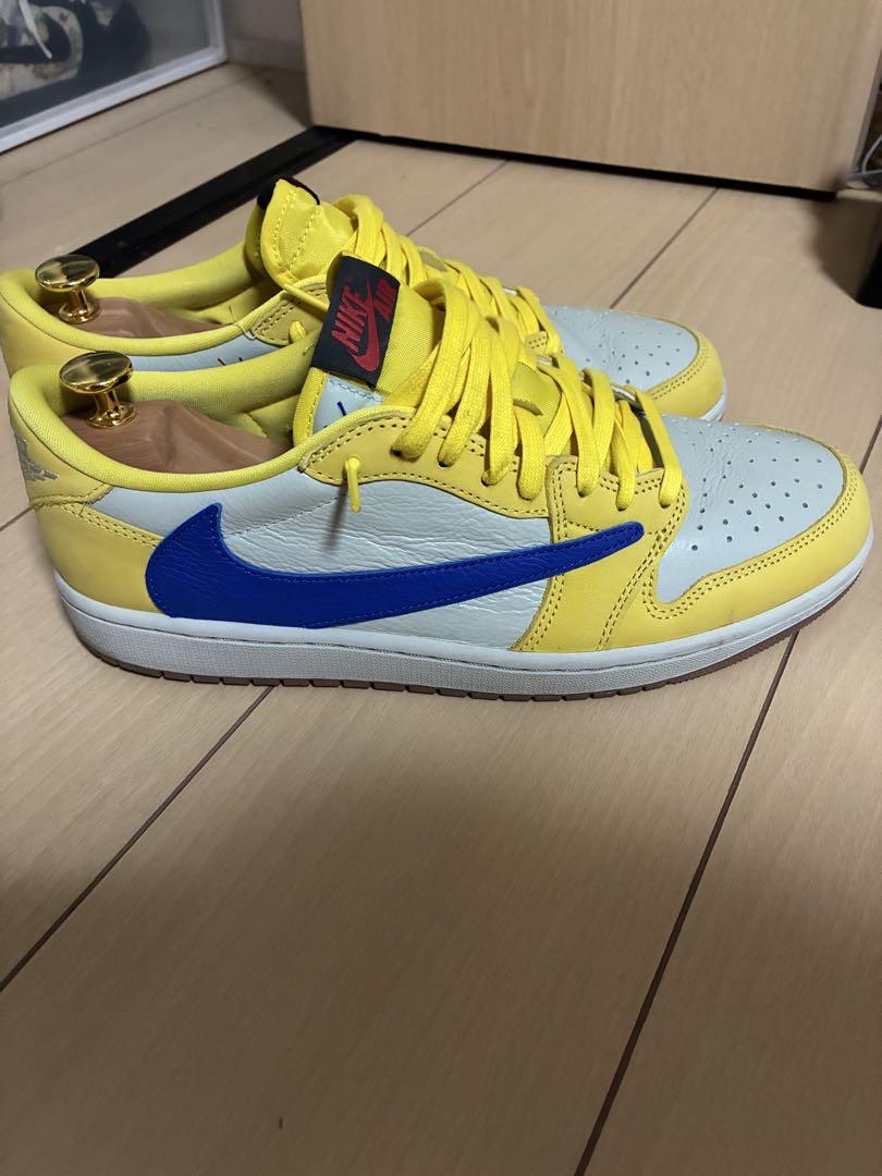 travis airjordan1 low カナリー　28.0