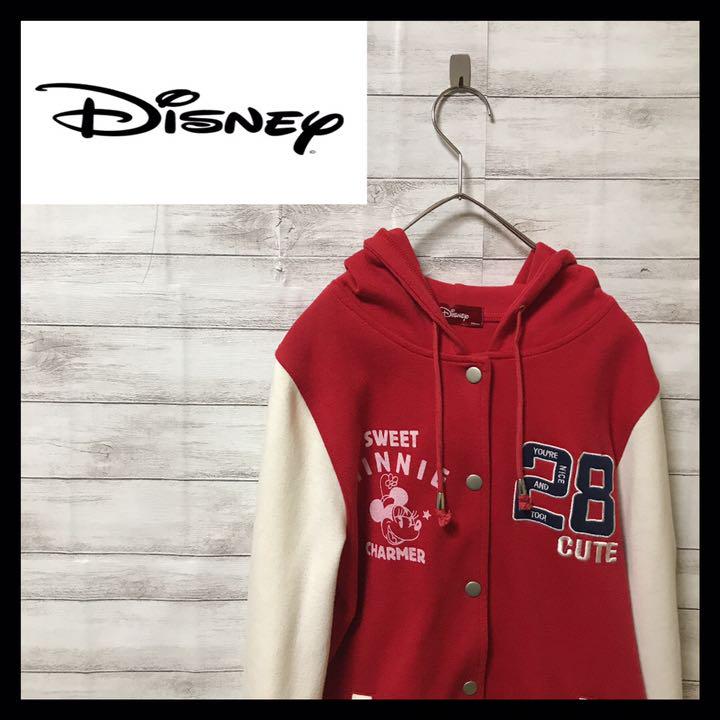 冬バーゲン Disneyディズニー ミニーマウス ビッグロゴ パーカー