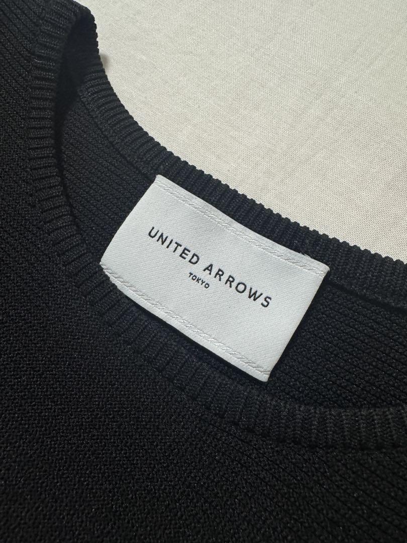 UNITED ARROWS パフスリーブガーターニット