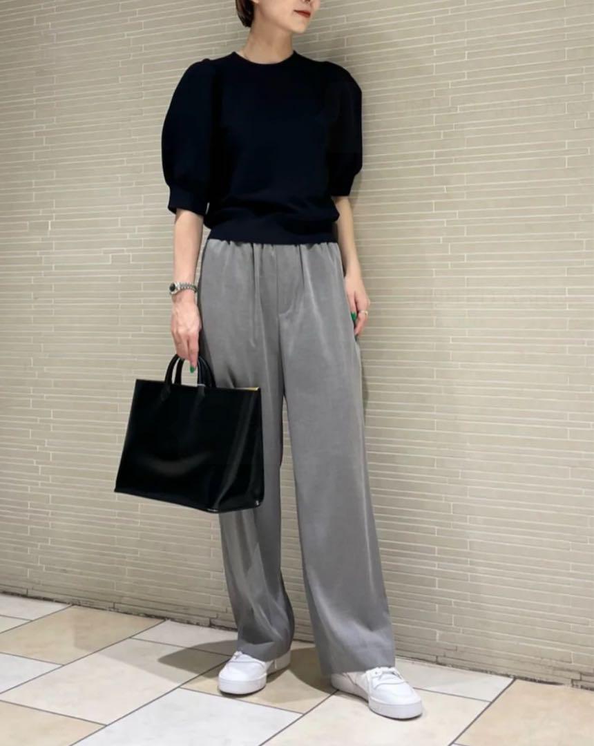 UNITED ARROWS パフスリーブガーターニット