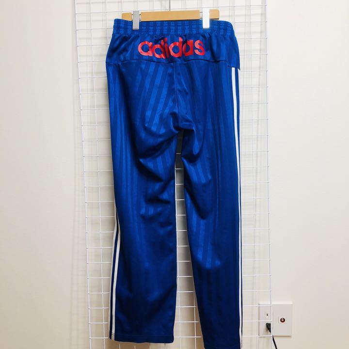 【送料無料】豪華 adidasアディダス ジャージ上下2点セット◎でかロゴ美品