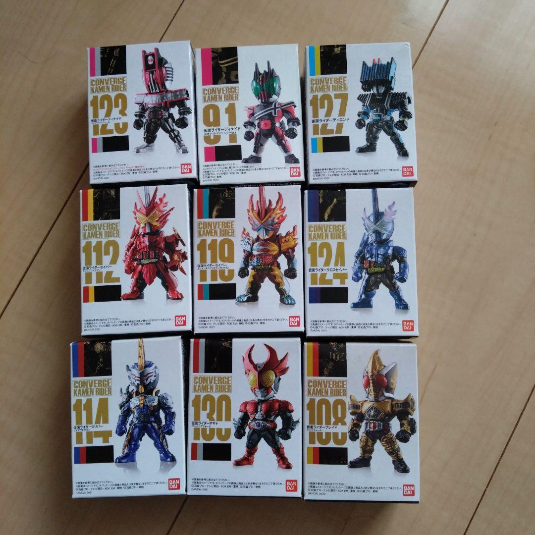2年保証』 コンバージ仮面ライダー9体セット コミック/アニメ