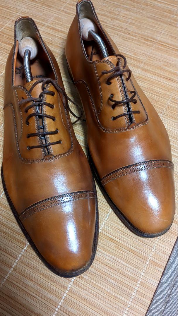 イタリア製【高級靴】SANTONI サントーニ ストレートチップ UK8.5