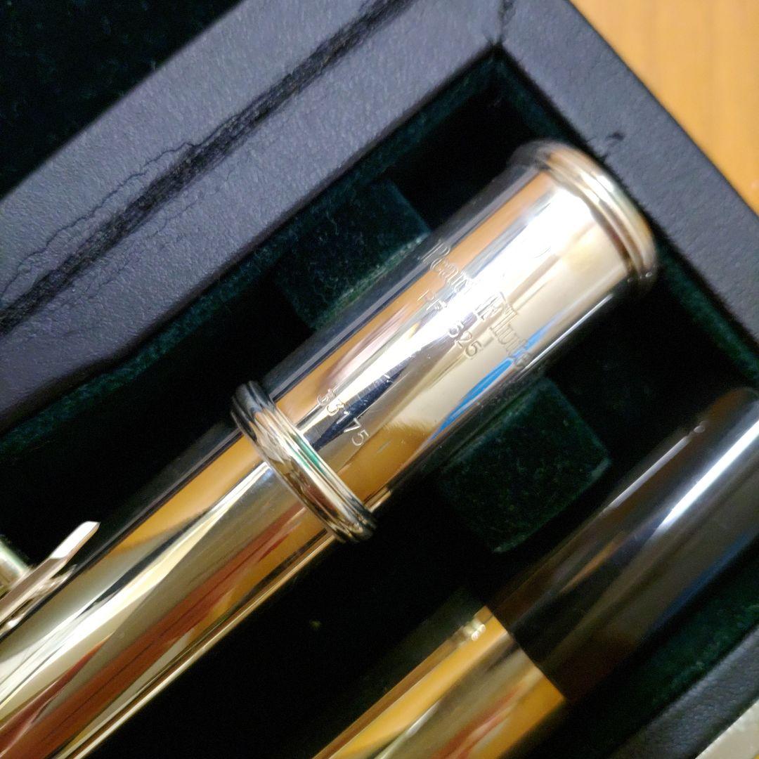 【格安saleスタート】 フルート Pearl 美品 PF-525 ケース付き リップライザー銀製 管楽器・吹奏楽器