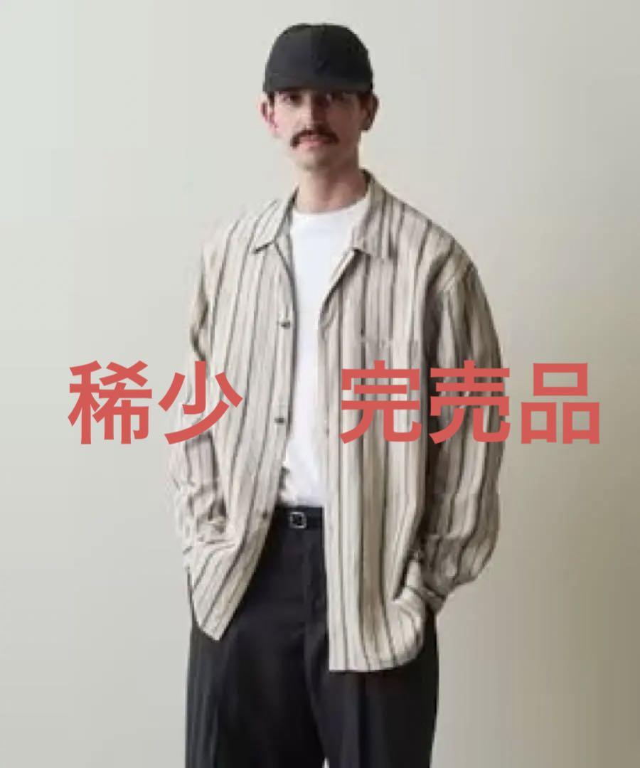 完売品　＜Steven Alan＞ CL クレープ オープンカラー シャツ