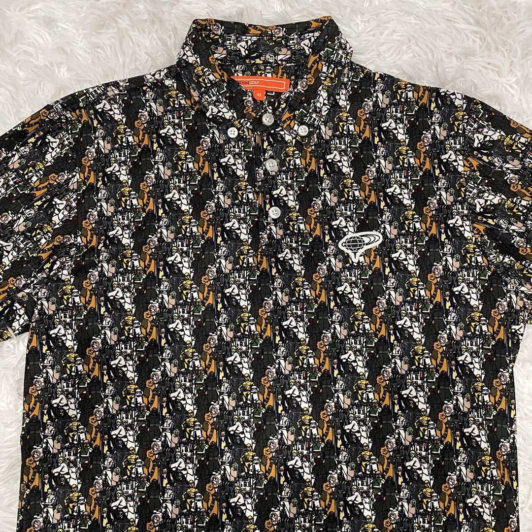 BEAMS GOLF ゴルフウェア　スターウォーズ　ポロシャツ　半袖　Mサイズ