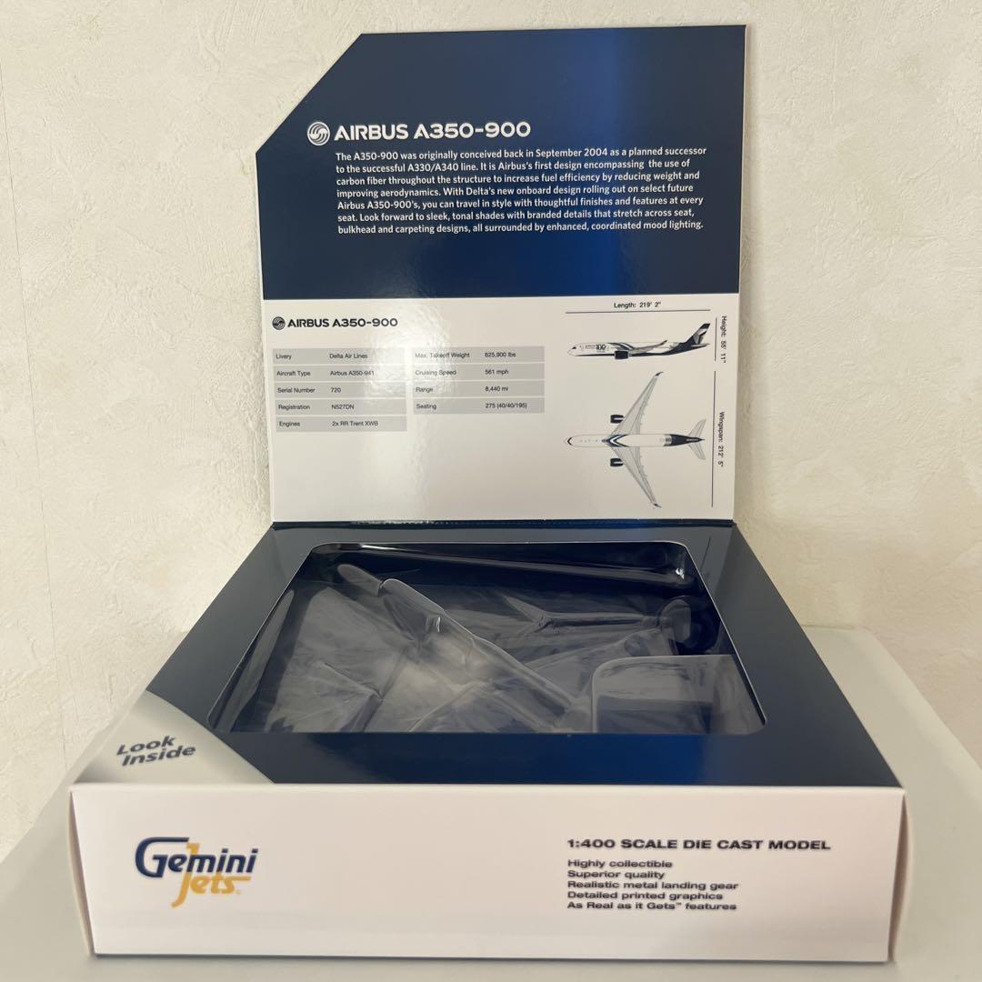 1/400 A350-900デルタ航空100周年モデル(Gemini jets)