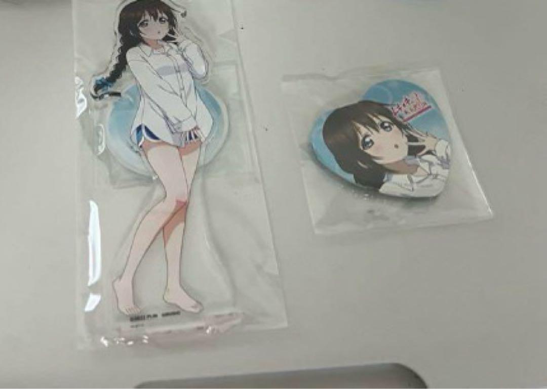 ファミ通DXパック特典　アクリルスタンド　缶バッジ　桜坂しずく　ラブライブ