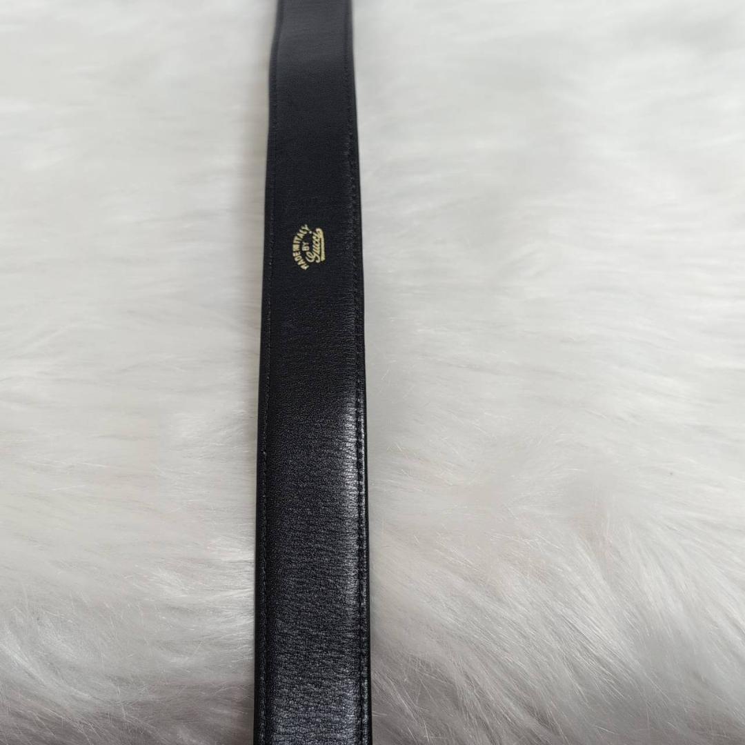 【美品】 GUCCI ベルト GG インターロッキング キャンバス ダブルG